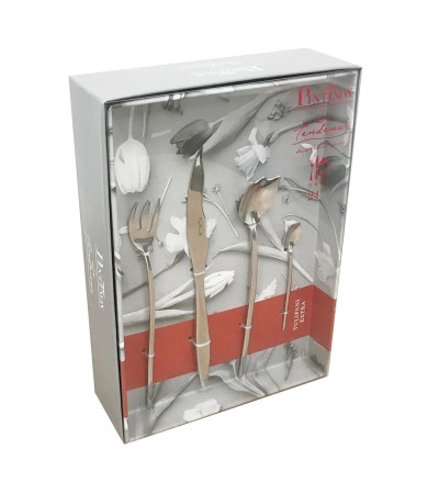 Tulipani Extra Cutlery Set - Gift Box (24 pieces) » Online Shop » Pinti Inox