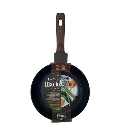 Black&Wood aluminium pans with non-stick coating » Online Shop » Pinti Inox