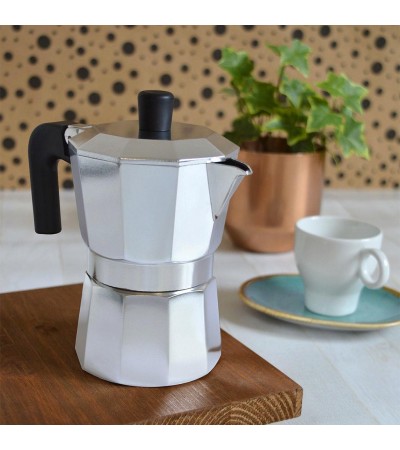 Capri Stovetop Espresso Maker made of food-grade aluminum » Online Shop » Pinti Inox