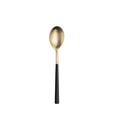 Hive gold cutlery set with black handle » Online Shop » Pinti Inox