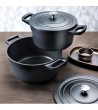 TRADITION PRO deep casserole with lid - Made of aluminum with internal non-stick coating » Online Shop » Pinti Inox