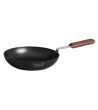 Sushi pans in aluminium with non-stick inner coating mahogany handle » Online Shop » Pinti Inox