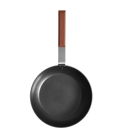 Sushi pans in aluminium with non-stick inner coating mahogany handle » Online Shop » Pinti Inox