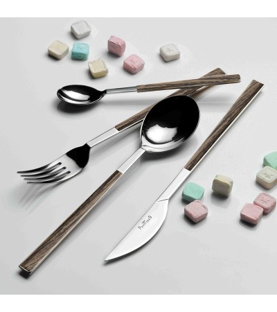 Sushi wenge tableware (24 pieces)  » Online Shop » Pinti Inox