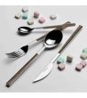 Sushi wenge tableware (24 pieces)  » Online Shop » Pinti Inox