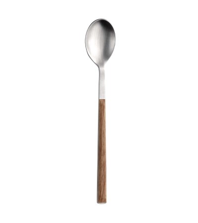 Sushi Moka satin spoons with teak handle » Online Shop » Pinti Inox