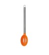 Perforated orange ladle steel and silicone » Online Shop » Pinti Inox