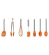 Perforated orange ladle steel and silicone » Online Shop » Pinti Inox