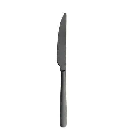 Sky cutlery set with black steel and satin finish » Online Shop » Pinti Inox