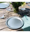 set 6pcs steel plate for picnic and party » Online Shop » Pinti Inox