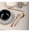 Copper Satin Stainless Steel Audrey Tableware Set » Online Shop » Pinti