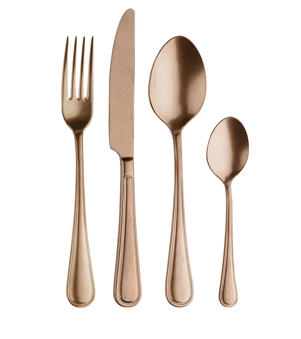 Westminster Alchimique Bronze cutlery with steel handle (12 pieces) » Online Shop » Pinti Inox