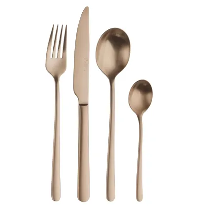 Sky cutlery set with copper steel and satin finish » Online Shop » Pinti Inox