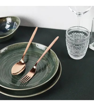 Olivia Treasure Copper cutlery with steel handle » Online Shop » Pinti Inox