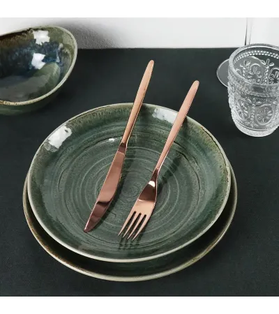 Olivia Treasure Copper cutlery with steel handle » Online Shop » Pinti Inox