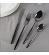 Olivia Treasure Grey cutlery with steel handle » Online Shop » Pinti Inox