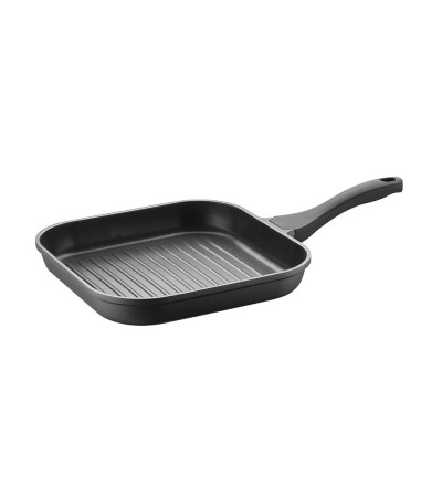 PRO 28x28 cm aluminum ribbed grill pan with internal non-stick coating » Online Shop » Pinti Inox