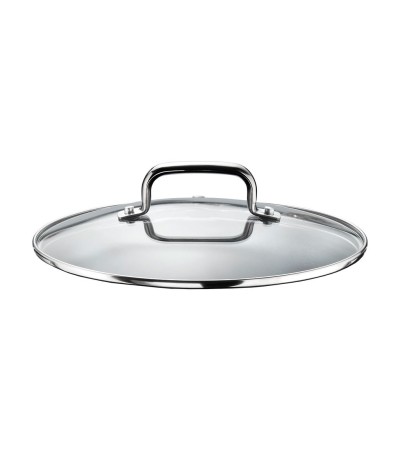 Wok Ø 28 cm ST1 con coperchio - Alluminio con rivestimento interno antiaderente » Vendita Online » Pinti Inox