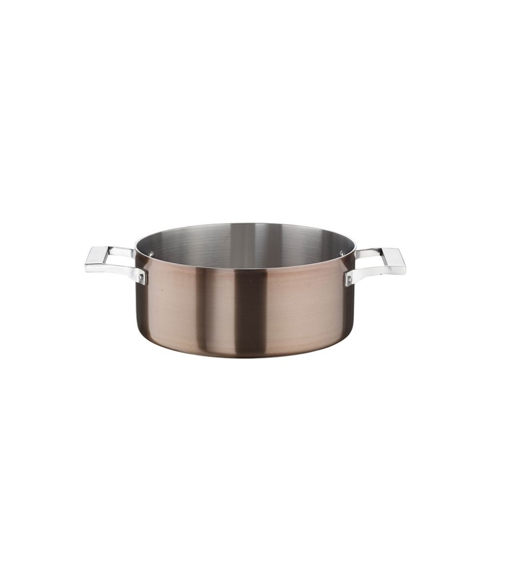 3.0 low casserole made of trimetal without lid » Online Shop » Pinti Inox