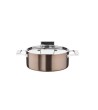 Casseruola mezza fonda 3.0 in trimetallo senza coperchio » Vendita Online » Pinti Inox