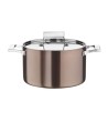 Casseruola mezza fonda 3.0 in trimetallo senza coperchio » Vendita Online » Pinti Inox