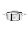 3.0 trimetal low casserole with lid » Online Shop » Pinti Inox