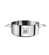 Casseruola mezza fonda 3.0 in trimetallo senza coperchio » Vendita Online » Pinti Inox